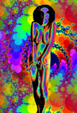 © Regina F. Rau: Body 'Rainbow Woman'