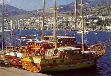 der Yachthafen von Bodrum