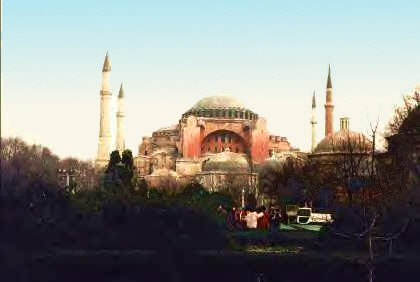 Die ''Aya Sofya'' - Hagia Sophia Moschee