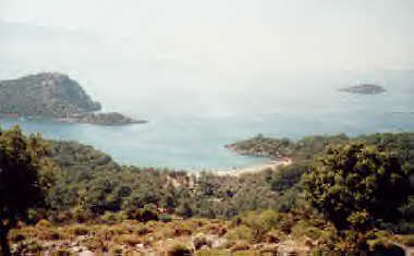 Ausblick auf die Gentile Beach