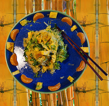 © Regina F. Rau:  Sauerkraut - Ananas-Orangen-Salat