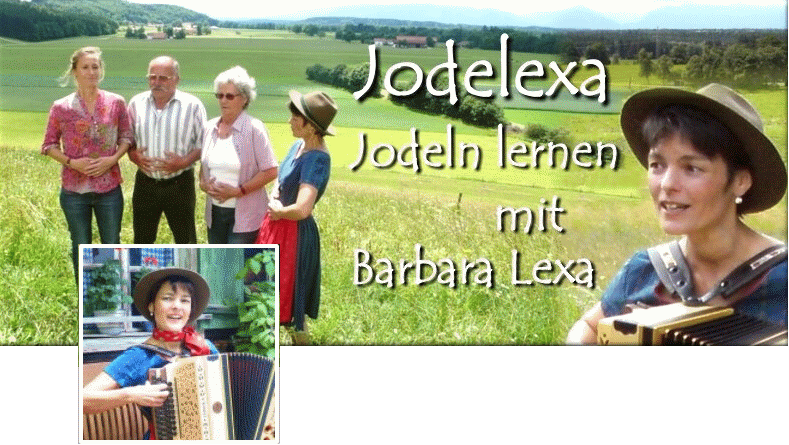 Foto: Barbara Lexa mit der steirischen Ziach - und mit ihrem Jodelkurs 
