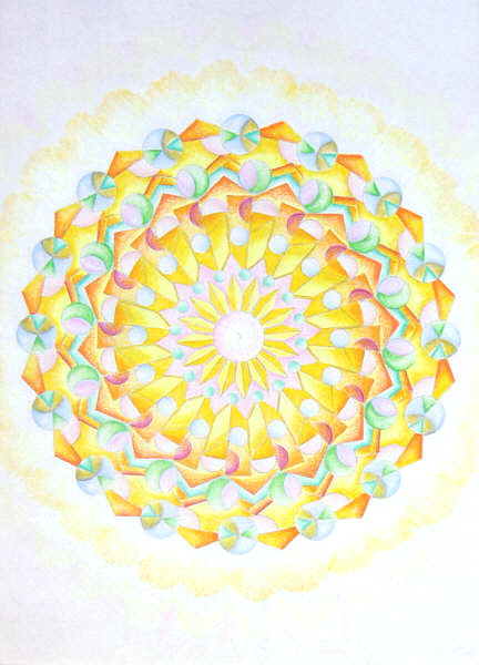 © Regina F. Rau: Mandala "Lichterkranz"