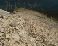 Aufstieg Pleisenspitze