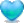 Herz hellblau