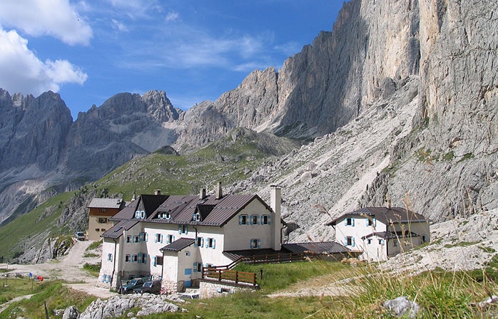 Dolomiten-Rosengarten - Rifugio Vajolet